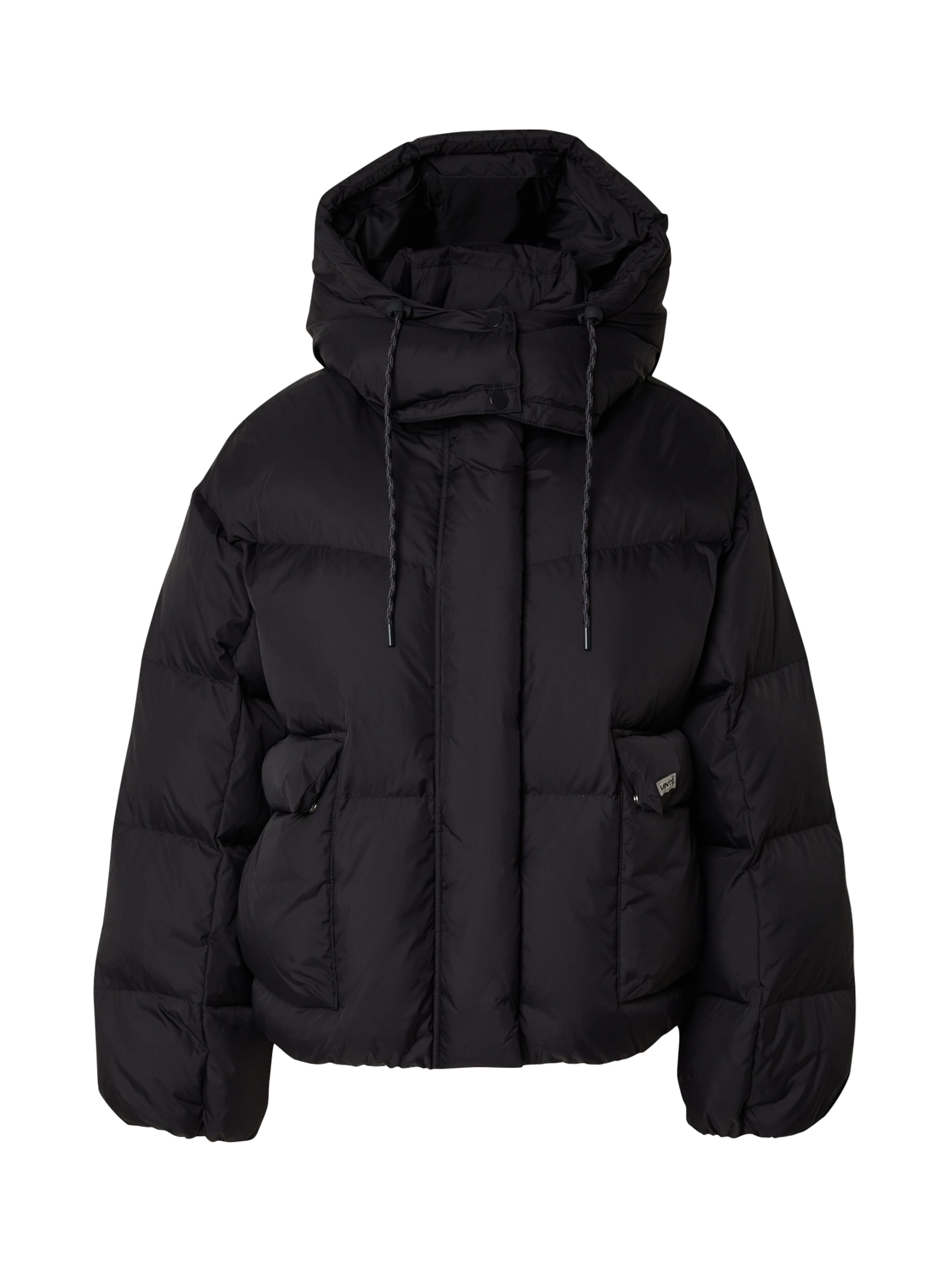 LEVI'S ® Χειμερινό μπουφάν 'WESTERN BUBBLE' σε μαύρο: μπροστά