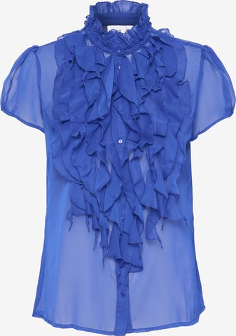 SAINT TROPEZ Bluse 'Lilja' in Blau: predná strana