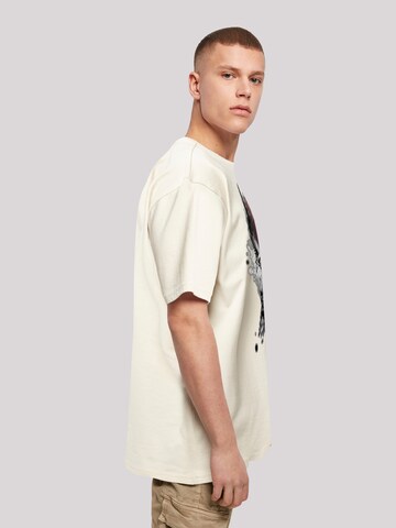 T-Shirt 'Basketball Adler' F4NT4STIC en beige