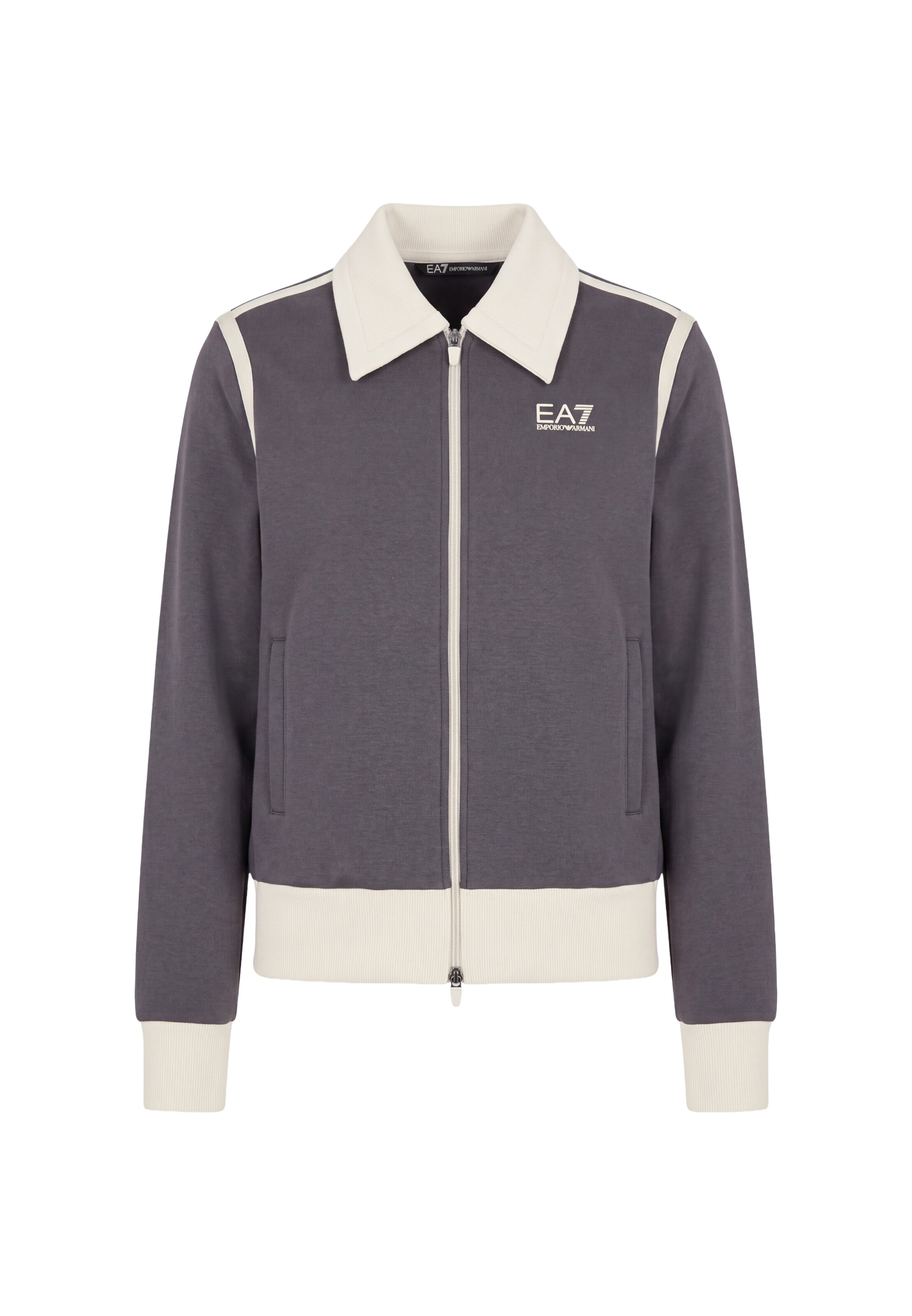 EA7 Emporio Armani Tréning dzseki - szürke: elől
