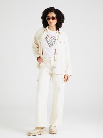GUESS Shirts 'CHERRY FLOWER' i pink