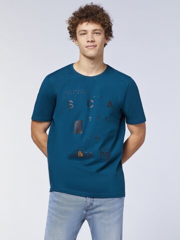 JZ&CO T-Shirt in Blau: predná strana