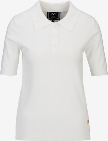 19V69 ITALIA Poloshirt 'Amnore' in Weiß: Vorderseite