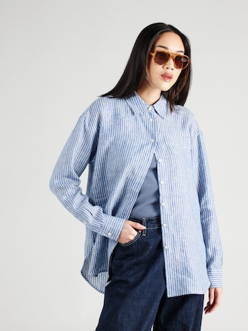 Lauren Ralph Lauren Blouse 'BRAWLEY' in Blauw: voorkant