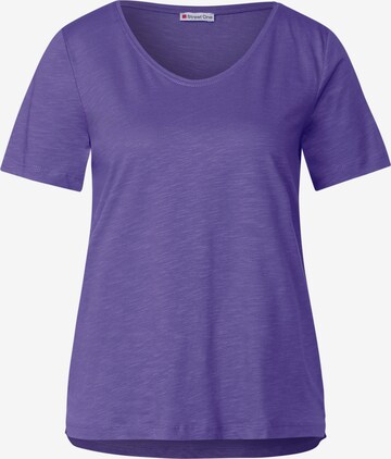 STREET ONE Shirt in Purple: front