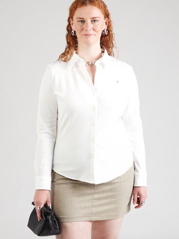 Tommy Hilfiger Curve Bluza | bela barva: sprednja stran