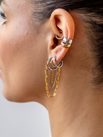 hiBALI Earrings 'Chain Hoops' in Mixed colors