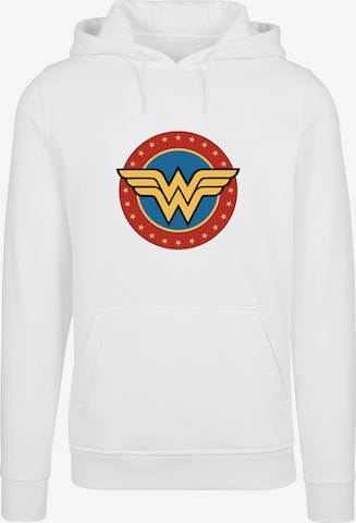 F4NT4STIC Sweatshirt 'DC Comics Wonder Woman' in Wit: voorkant