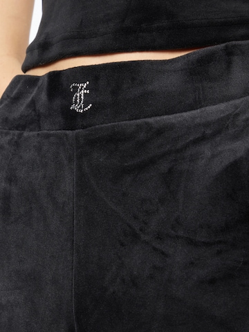 Juicy Couture Flared Παντελόνι 'FREYA' σε μαύρο