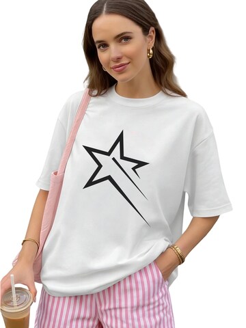 T-shirt GORHEY en blanc : devant