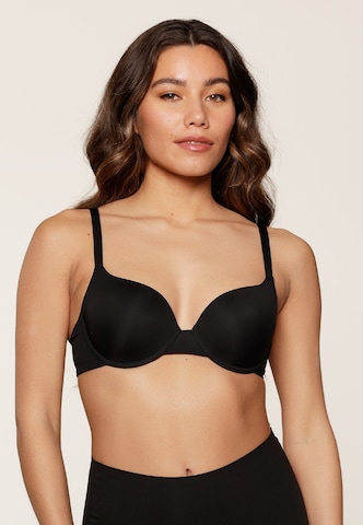 T-shirt Reggiseno di LingaDore in nero: frontale