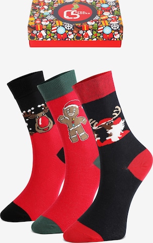 Crea Socks Sukat 'Weihnachten Kekse' värissä monivärinen: etupuoli