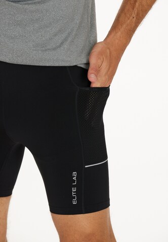 ELITE LAB Skinny Sporthose in Schwarz