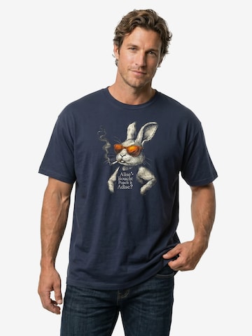 MAKAYA Shirt 'Alice Bunny' in Blue: front