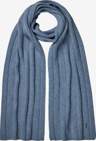 FALKE Scarf 'Pure Cashmere' in Blue: front