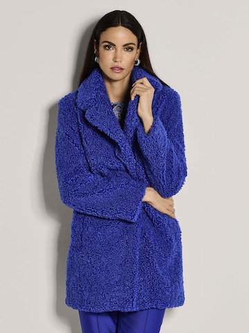 Manteau mi-saison MADELEINE en bleu : devant