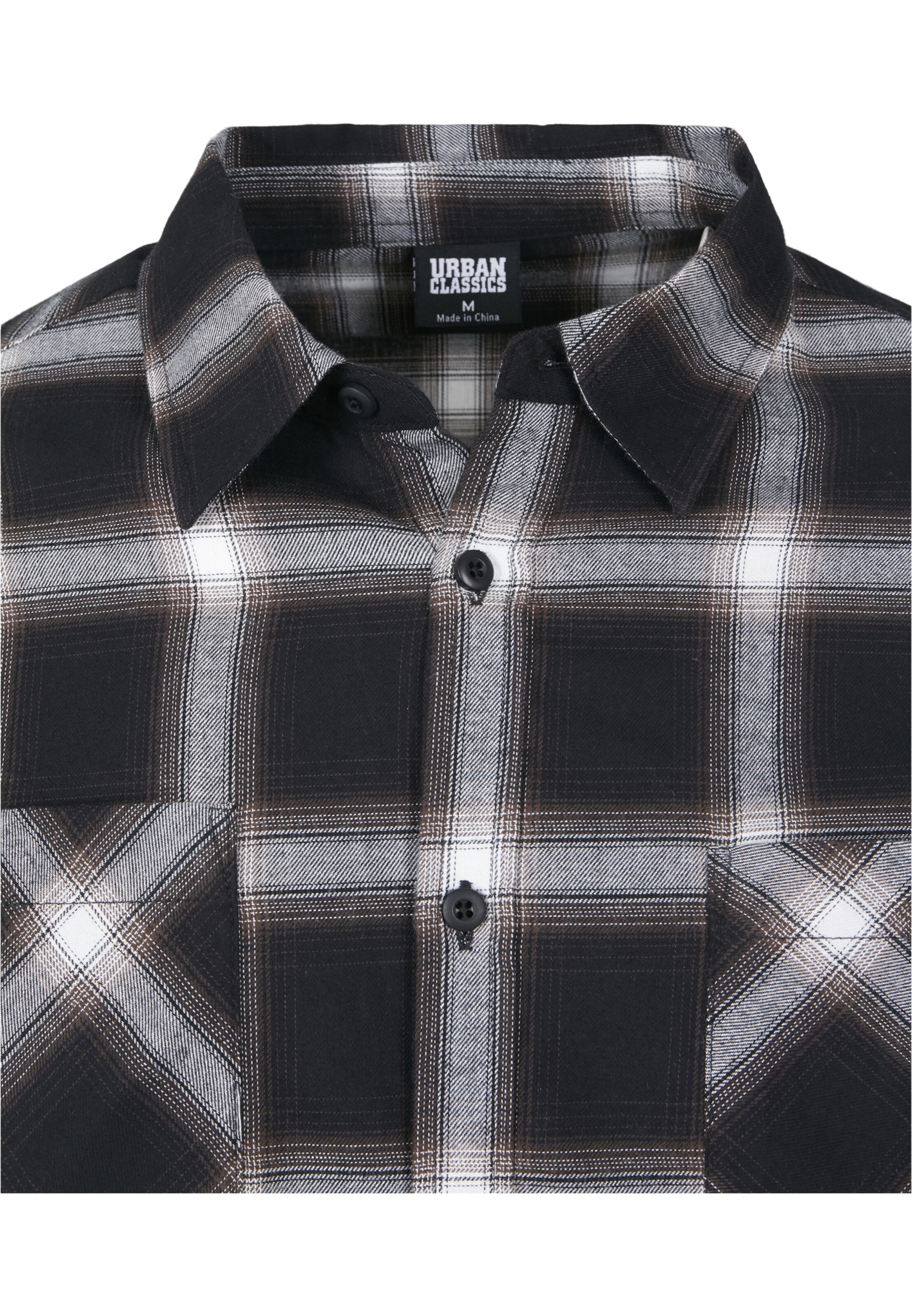 Urban Classics - Ajuste regular Camisa en negro