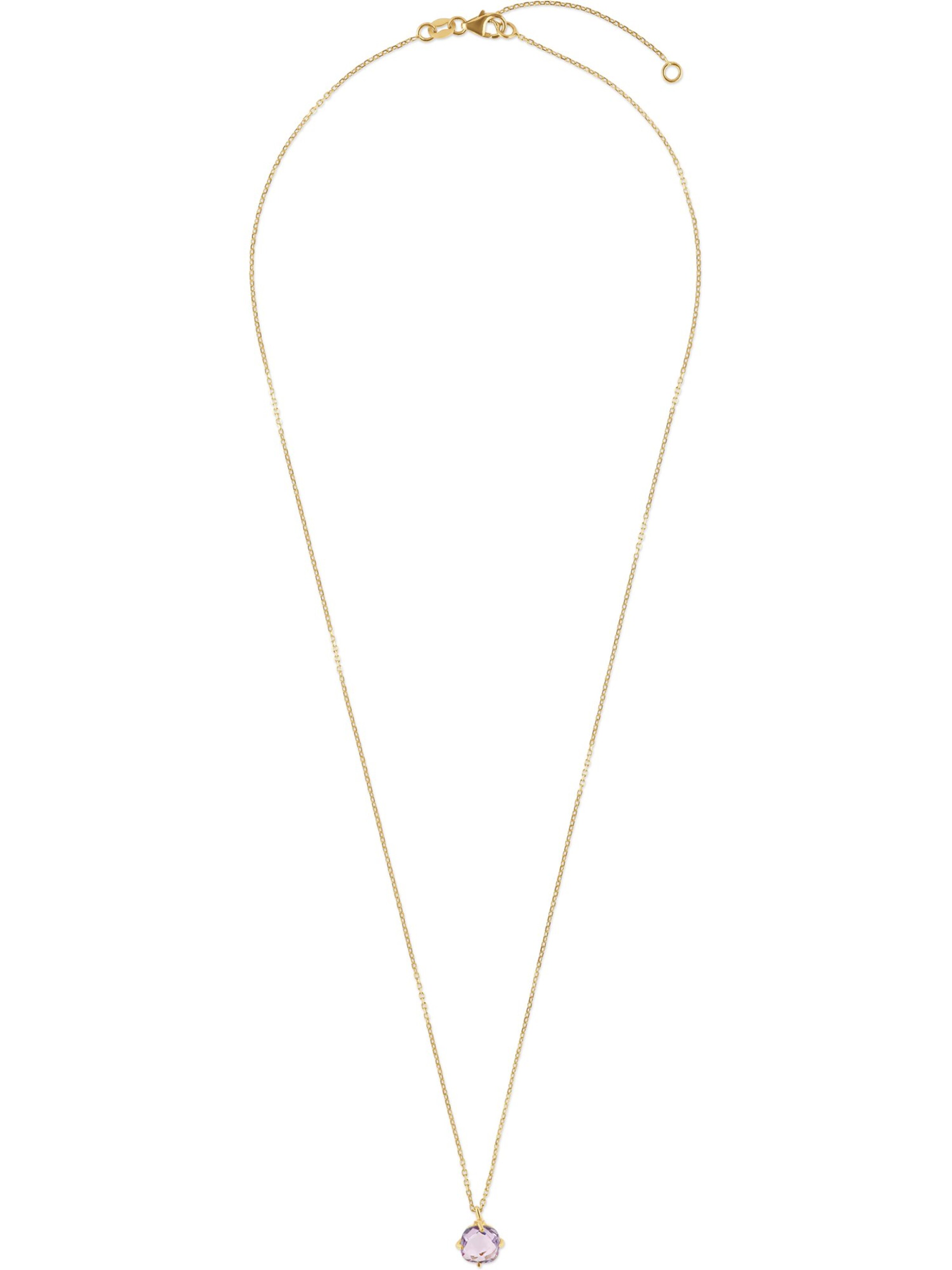 CHRIST Necklace in Purple: front