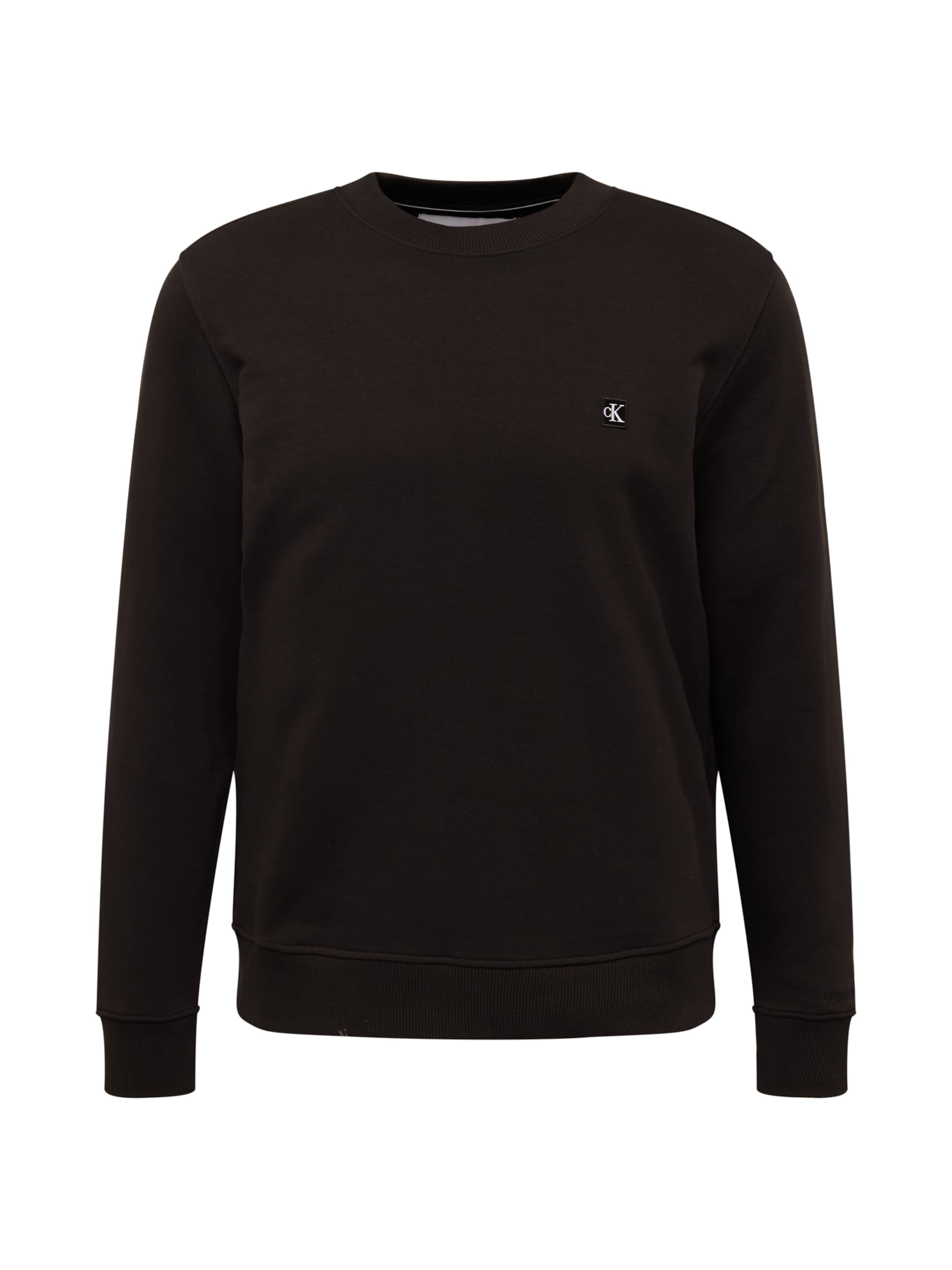 Calvin Klein Jeans Sweatshirt in Schwarz: Vorderseite