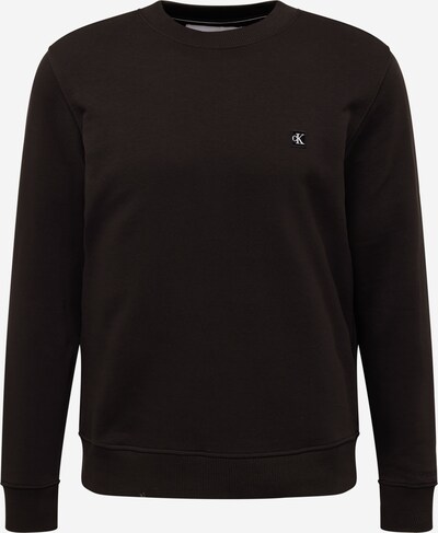 Calvin Klein Jeans Sweatshirt em preto / branco, Vista do produto