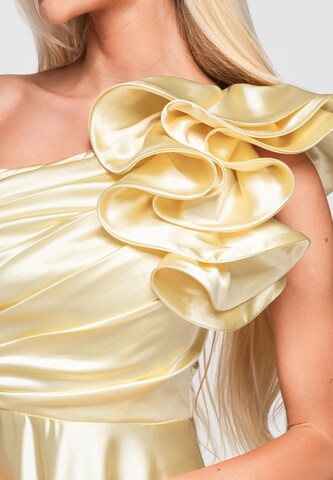Ombre Abendkleid in Gelb