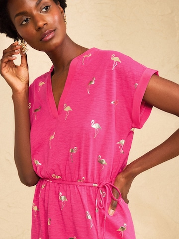 Robe love & roses en rose