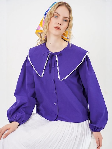 Bigdart Bluse in Lila