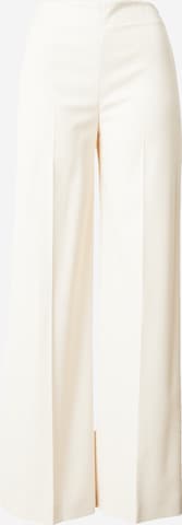 DRYKORN Wide leg Pleat-Front Pants 'BEFORE' in White: front