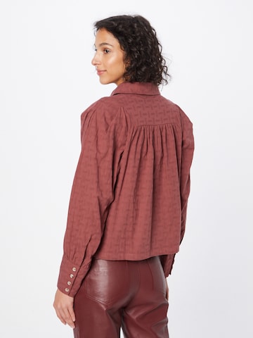 System Action Blouse in Rood