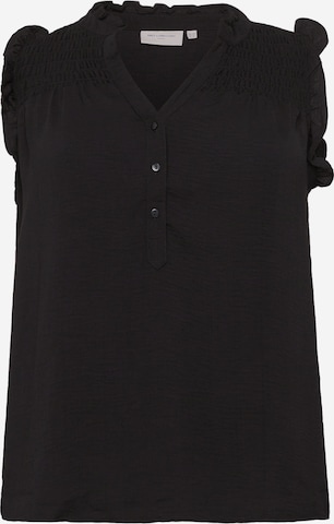 ONLY Carmakoma Blouse 'Tita' in Black: front