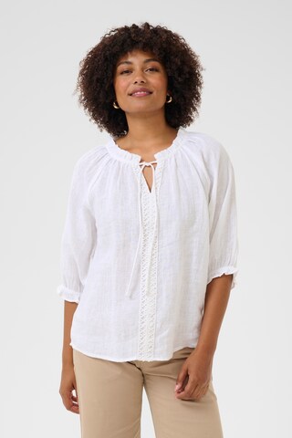 Cream Bluse in Weiß: Vorderseite