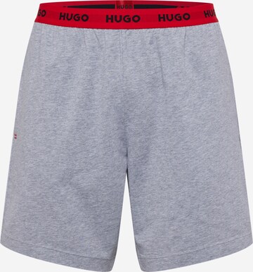 HUGO - Pantalón de pijama 'Linked' en gris: frente