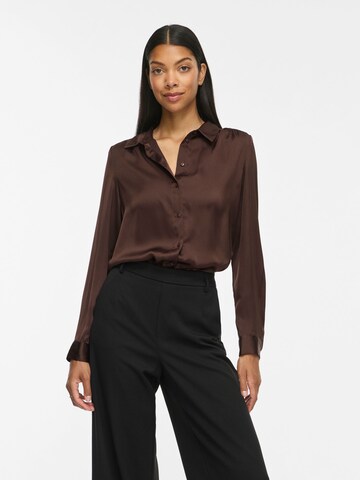 VILA Blouse 'SOFIE' in Bruin: voorkant