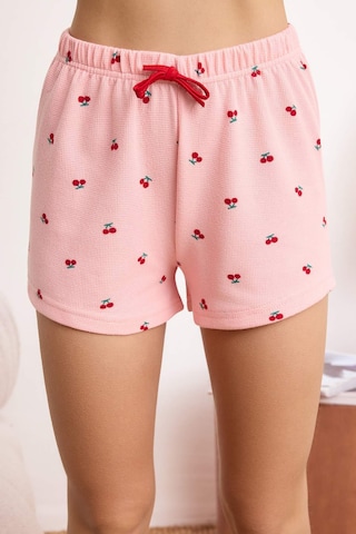Trendyol Short Pajama Set in Pink