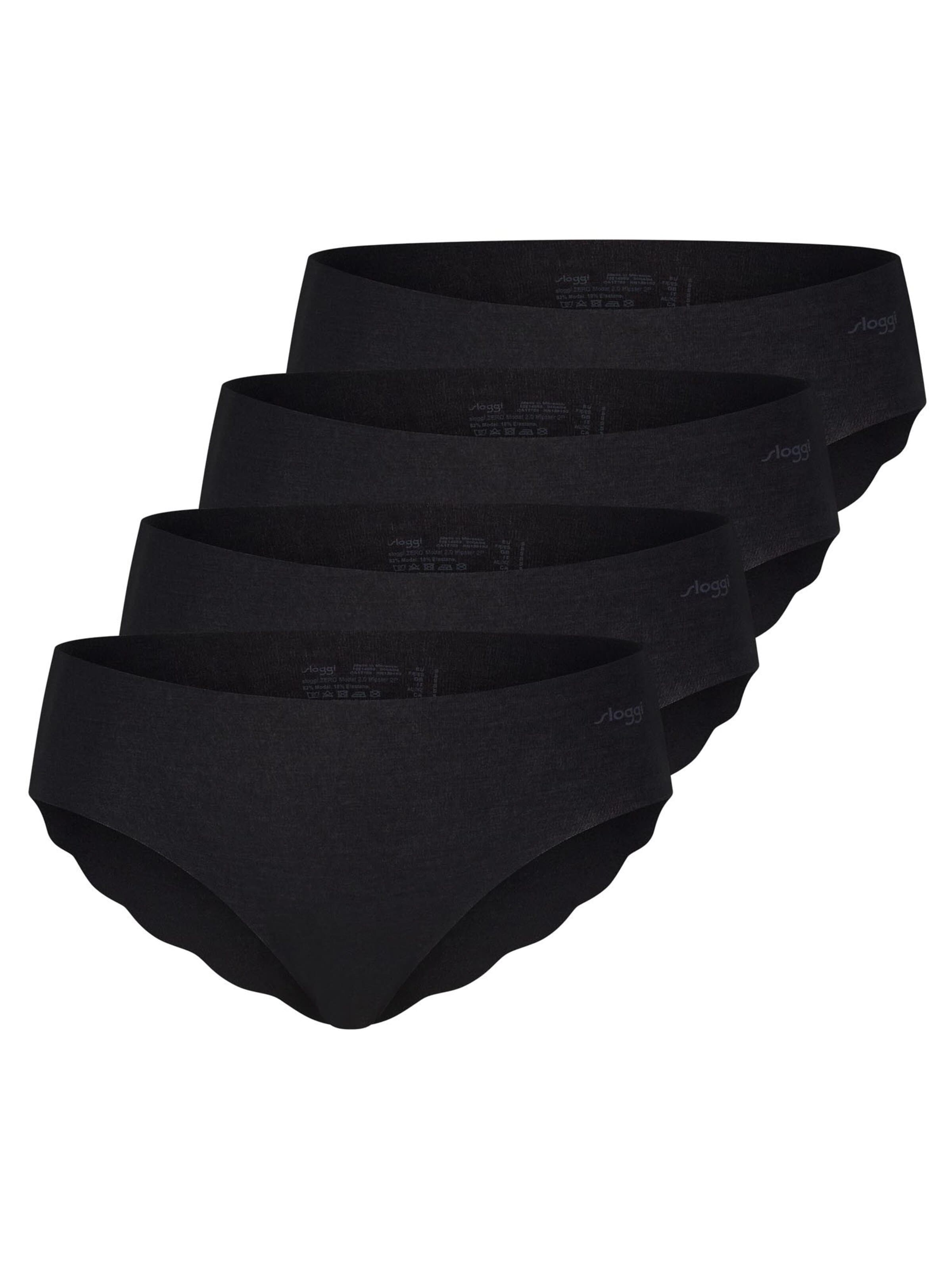 SLOGGI Boyshorts 'ZERO Modal 2.0' in Black: front