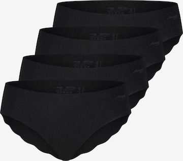 SLOGGI Boyshorts 'ZERO Modal 2.0' in Black: front