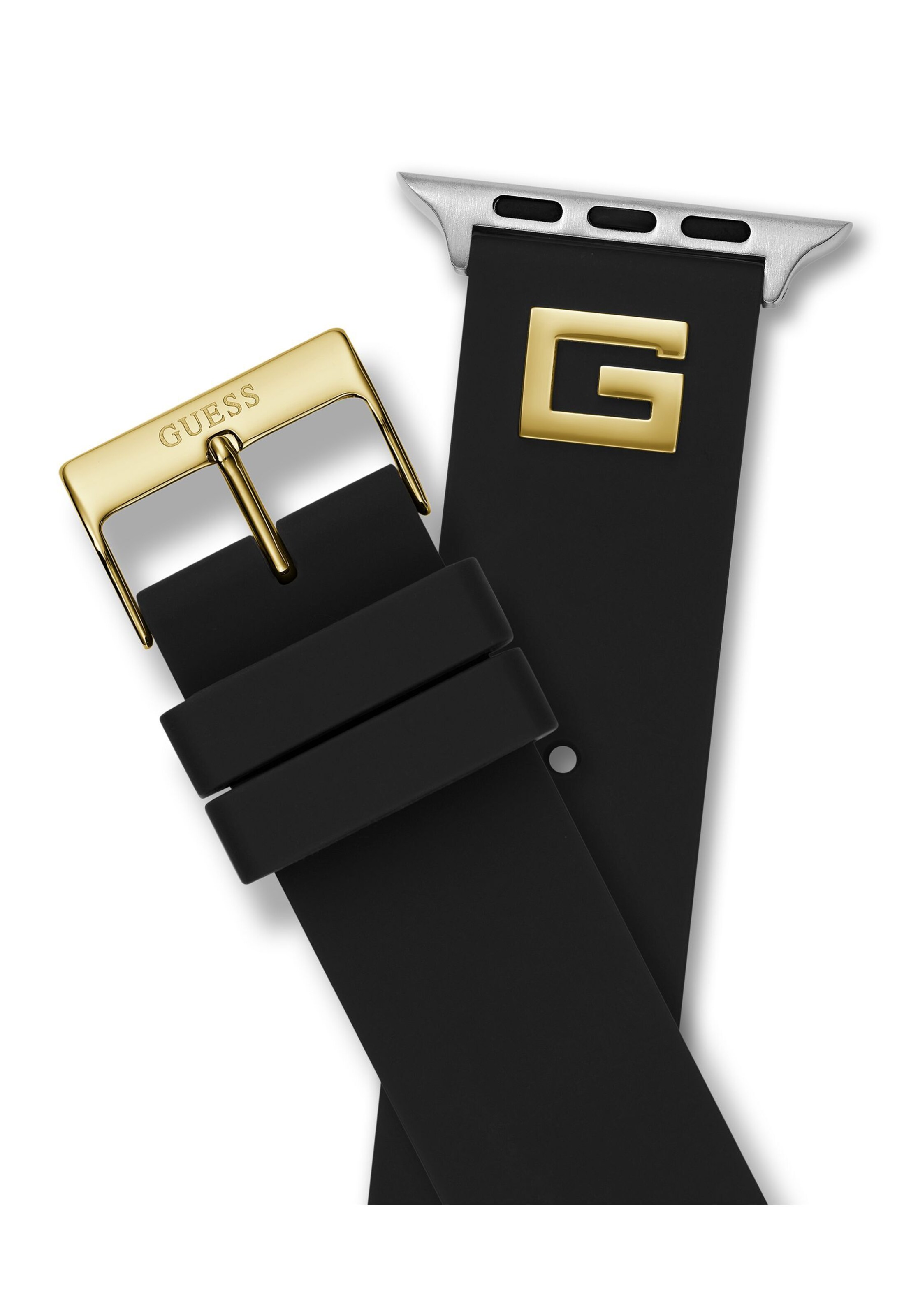 GUESS Armband 'APPLE BAND (42MM-44MM)' in Zwart