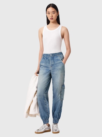 AllSaints Дънки Tapered Leg Карго дънки 'SELMA' в синьо