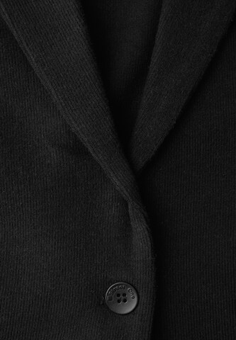 STREET ONE Blazer mit Raffung in Schwarz