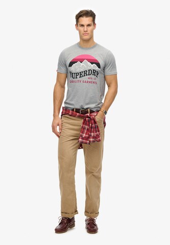 T-Shirt Superdry en gris