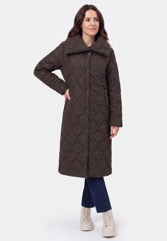 Manteau mi-saison usha BLUE LABEL en marron : devant