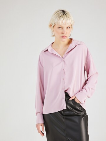 Chemisier 'FRANAN' PIECES en rose : devant