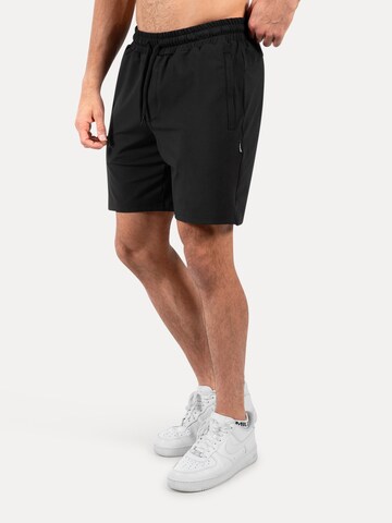 Smilodox Regular Sports trousers in Black