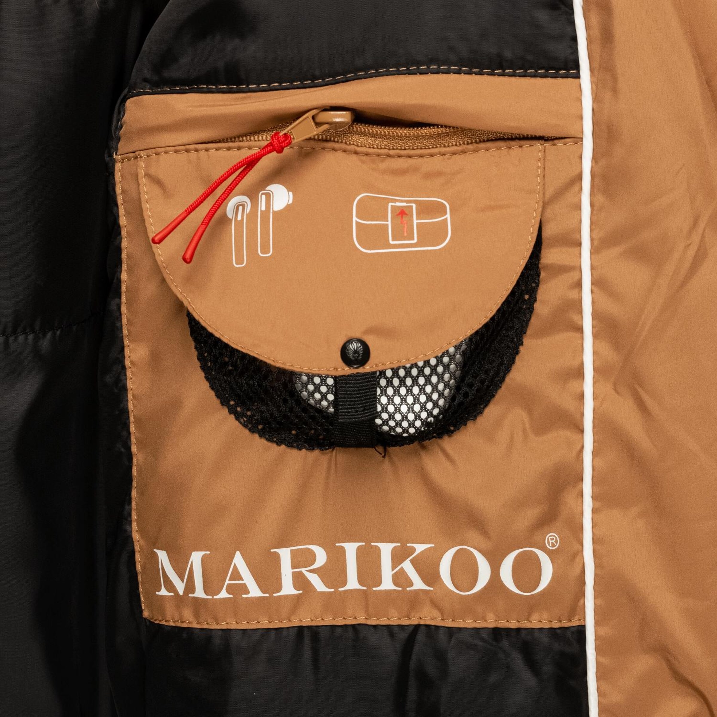 brūns MARIKOO Ziemas mētelis