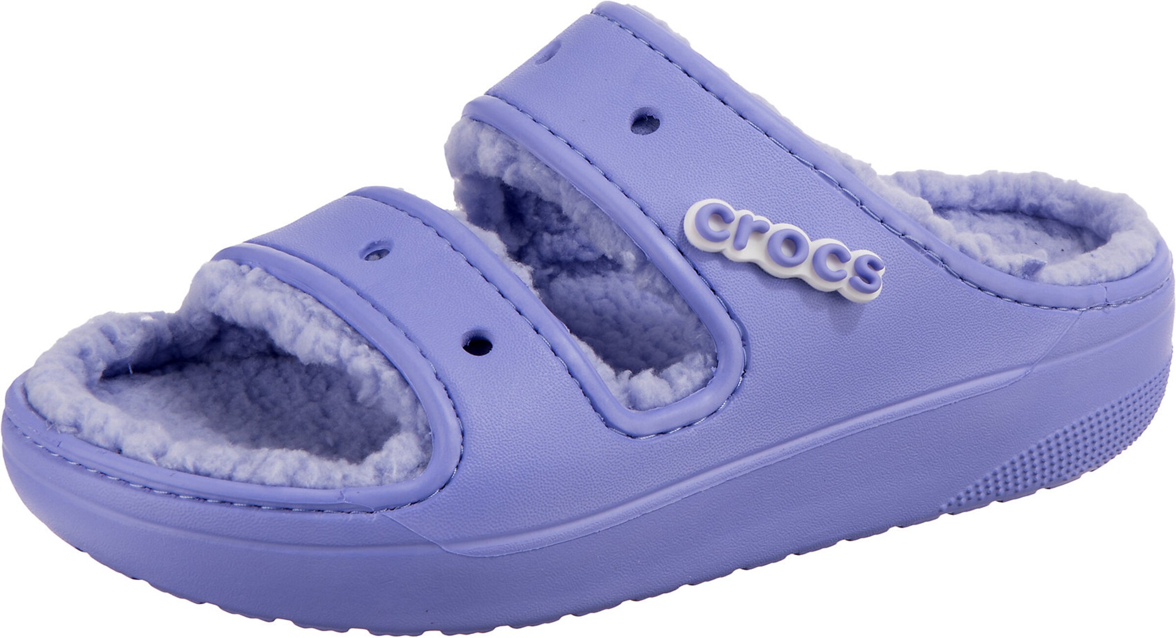Crocs Mule 'Classic Cozzzy' in Purple: front