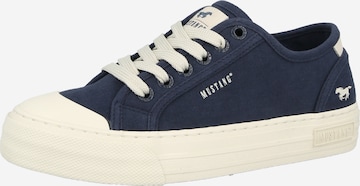 MUSTANG Matalavartiset tennarit värissä sininen: etupuoli