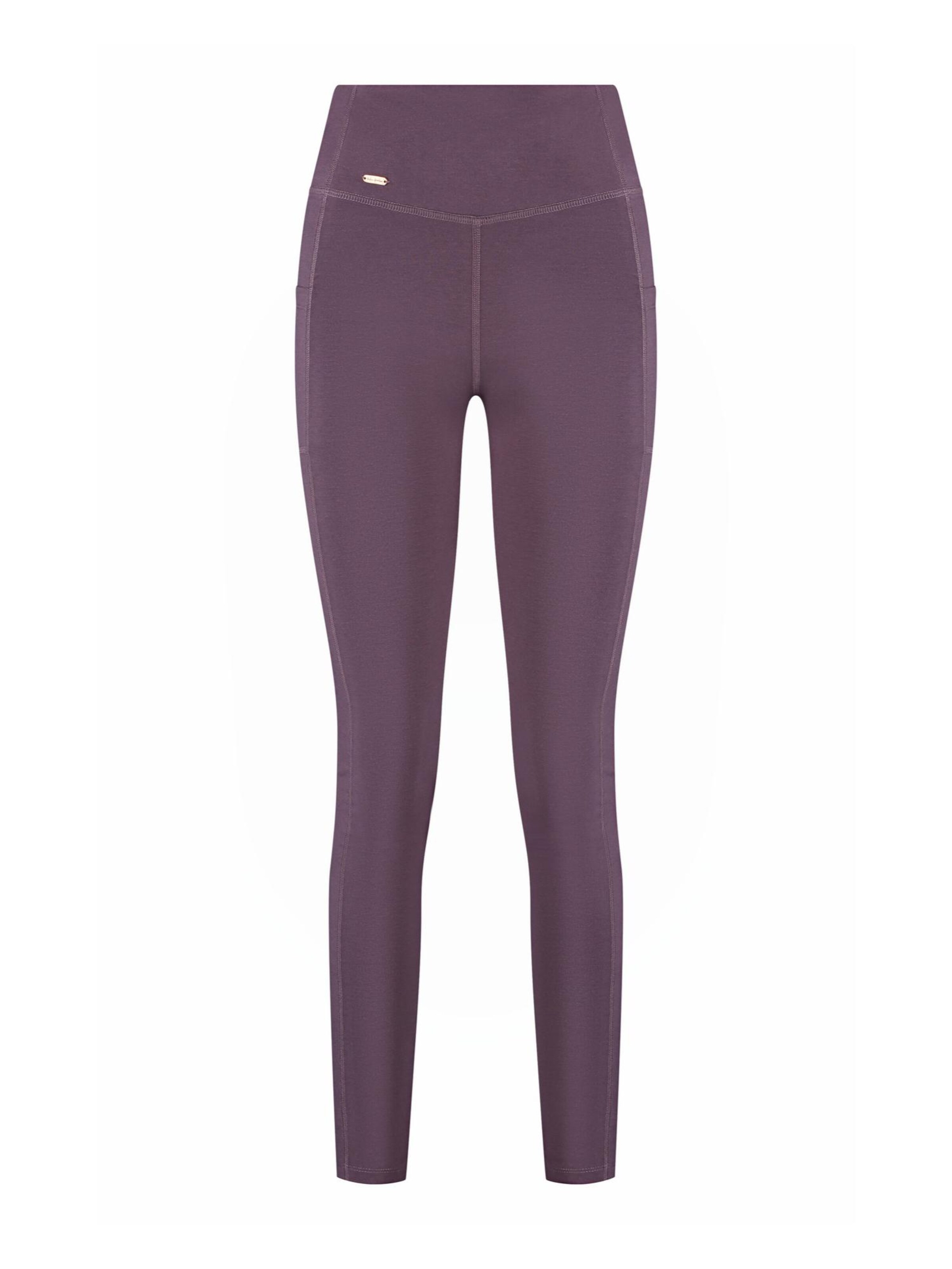 Urban Goddess Yoga & Activewear Slim fit Leggings 'Tara Pocket Yoga & Pilates' in Purple: front