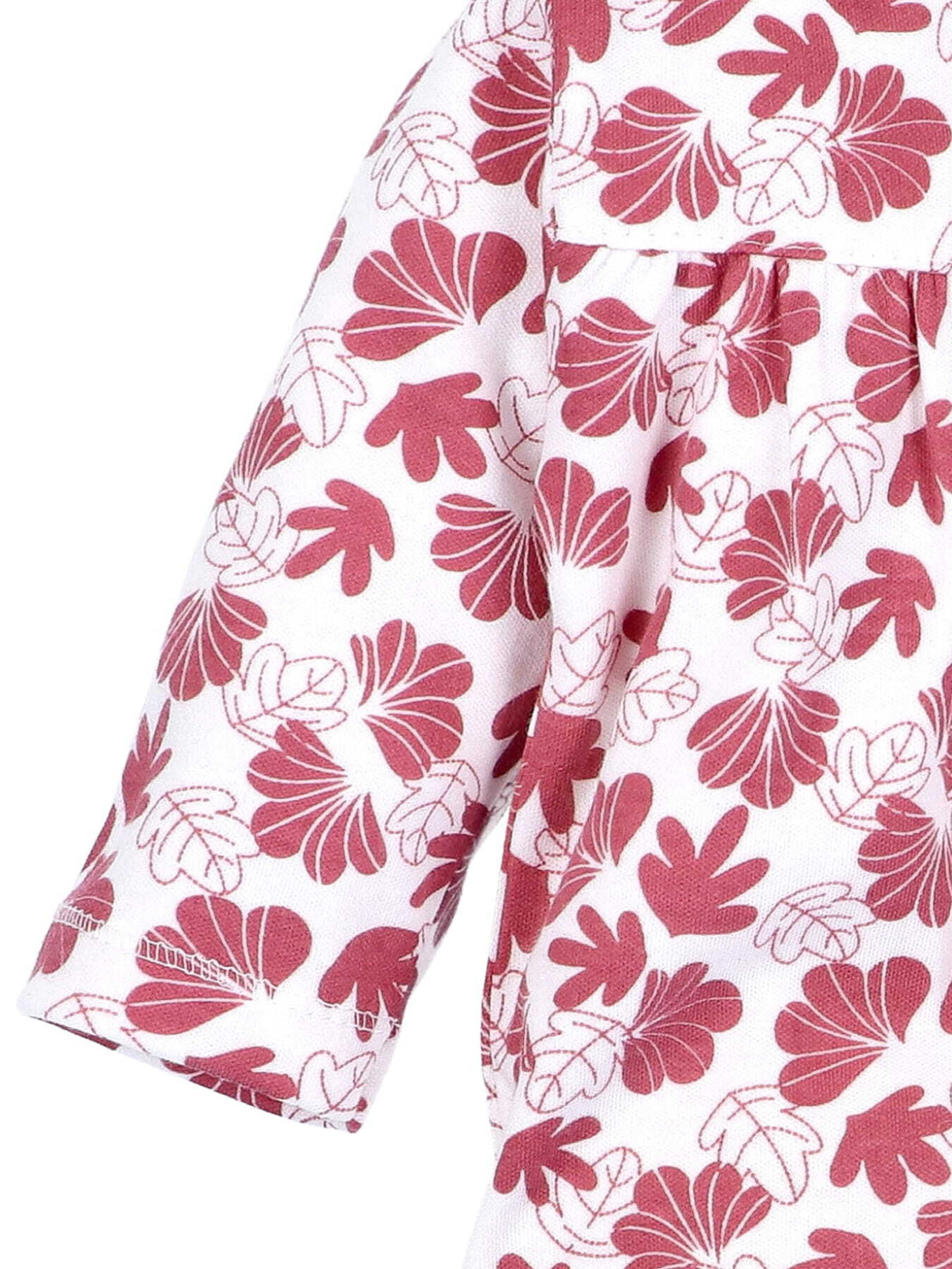 NINI Strampler 'Blätter' in Rot