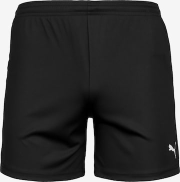 Regular Pantalon de sport 'Team Goal 23' PUMA en noir : devant