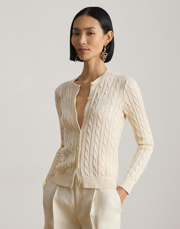 bēšs Lauren Ralph Lauren Adīta jaka: no priekšpuses
